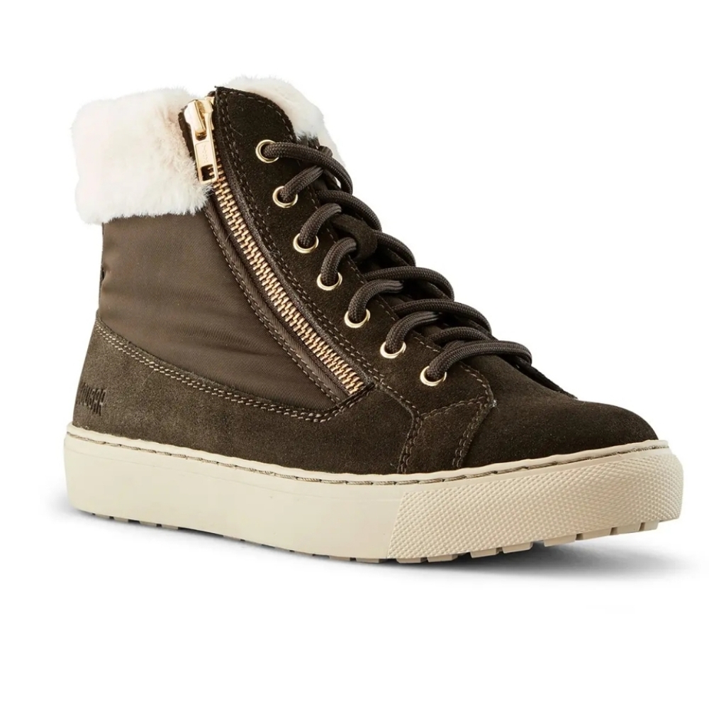 COUGAR Waterproof Dublin High Top Sneaker Fur BOOT cy